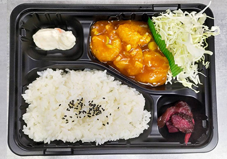 ミニエビチリ弁当